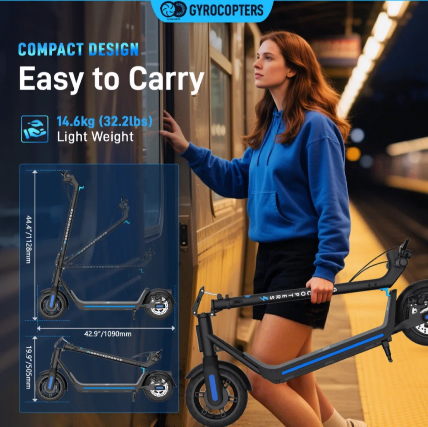GyroCopters Flash X Electric Scooter - New! image indicator(7)