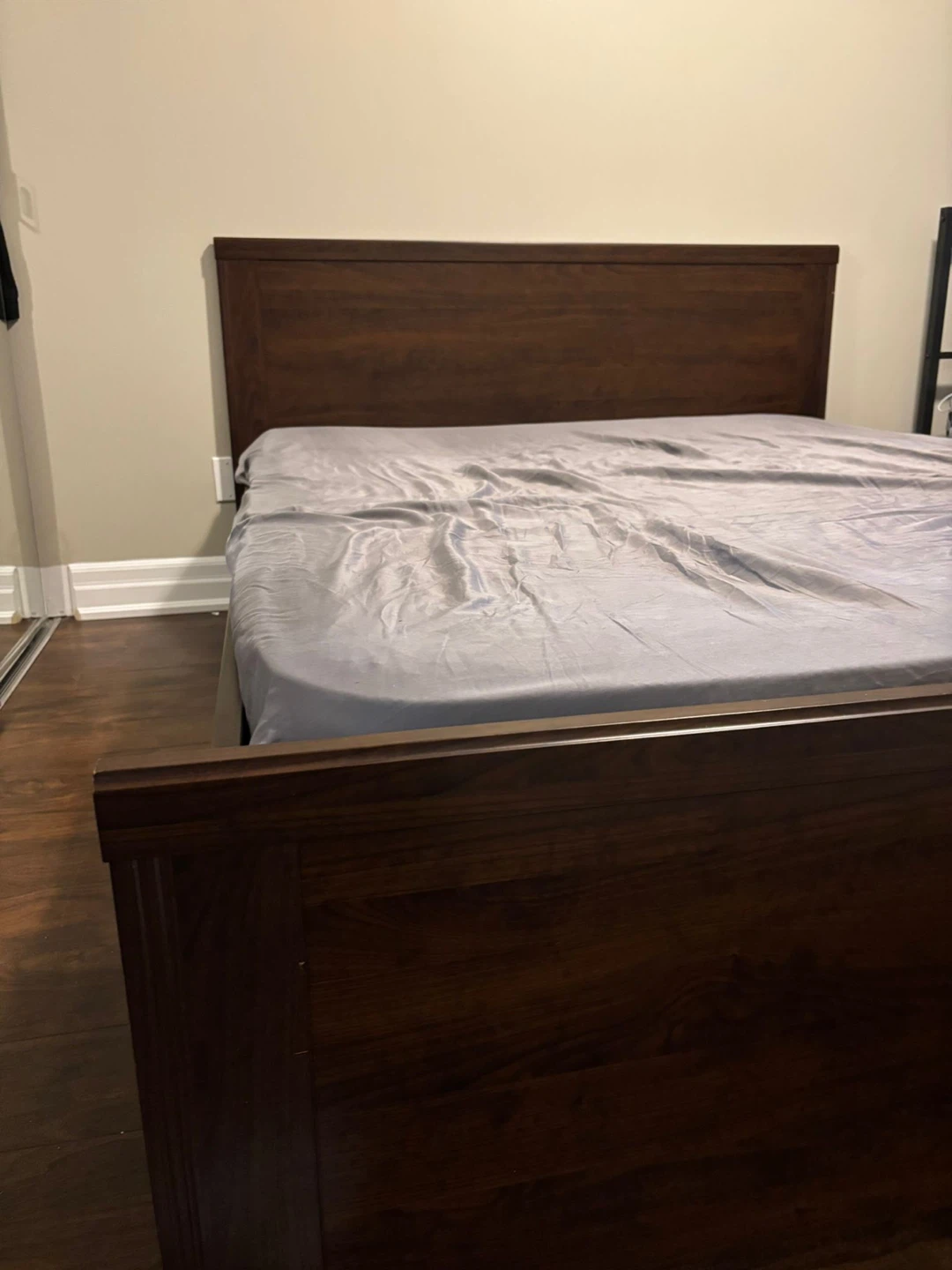Dark Wood Bed Ikea