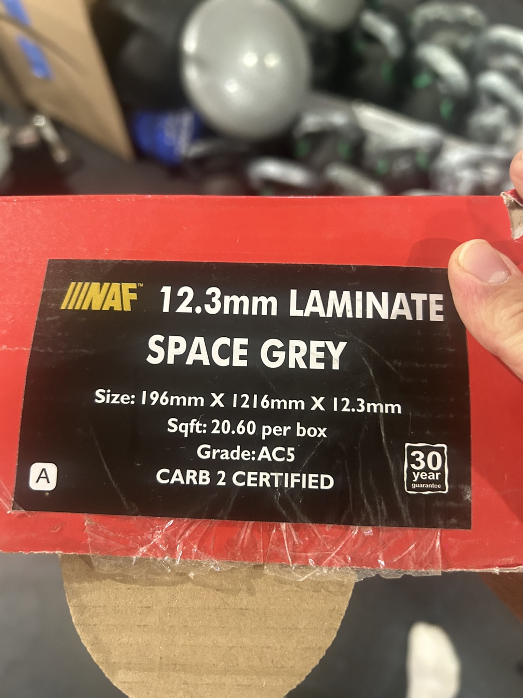 INAF Space Grey 12.3mm Laminate Flooring 🥕 - photo 2