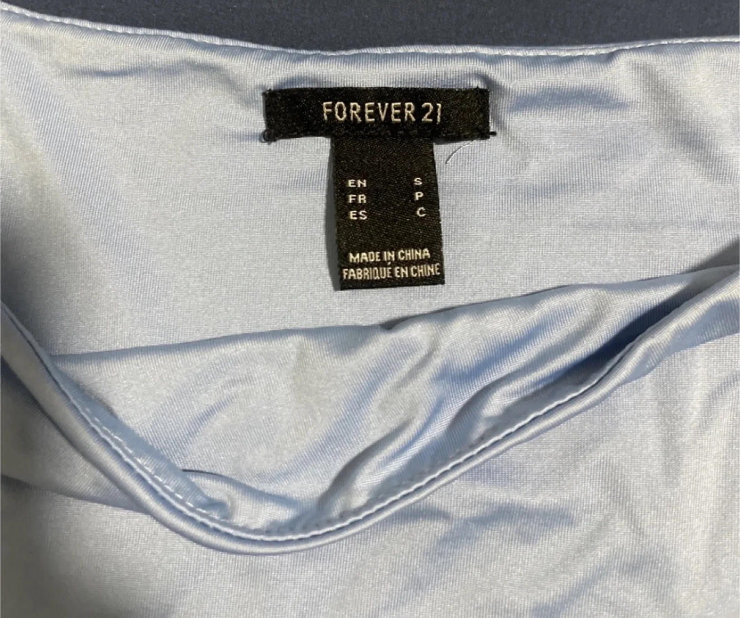 Forever 21 Blue Bodysuit - Size Small image indicator(2)