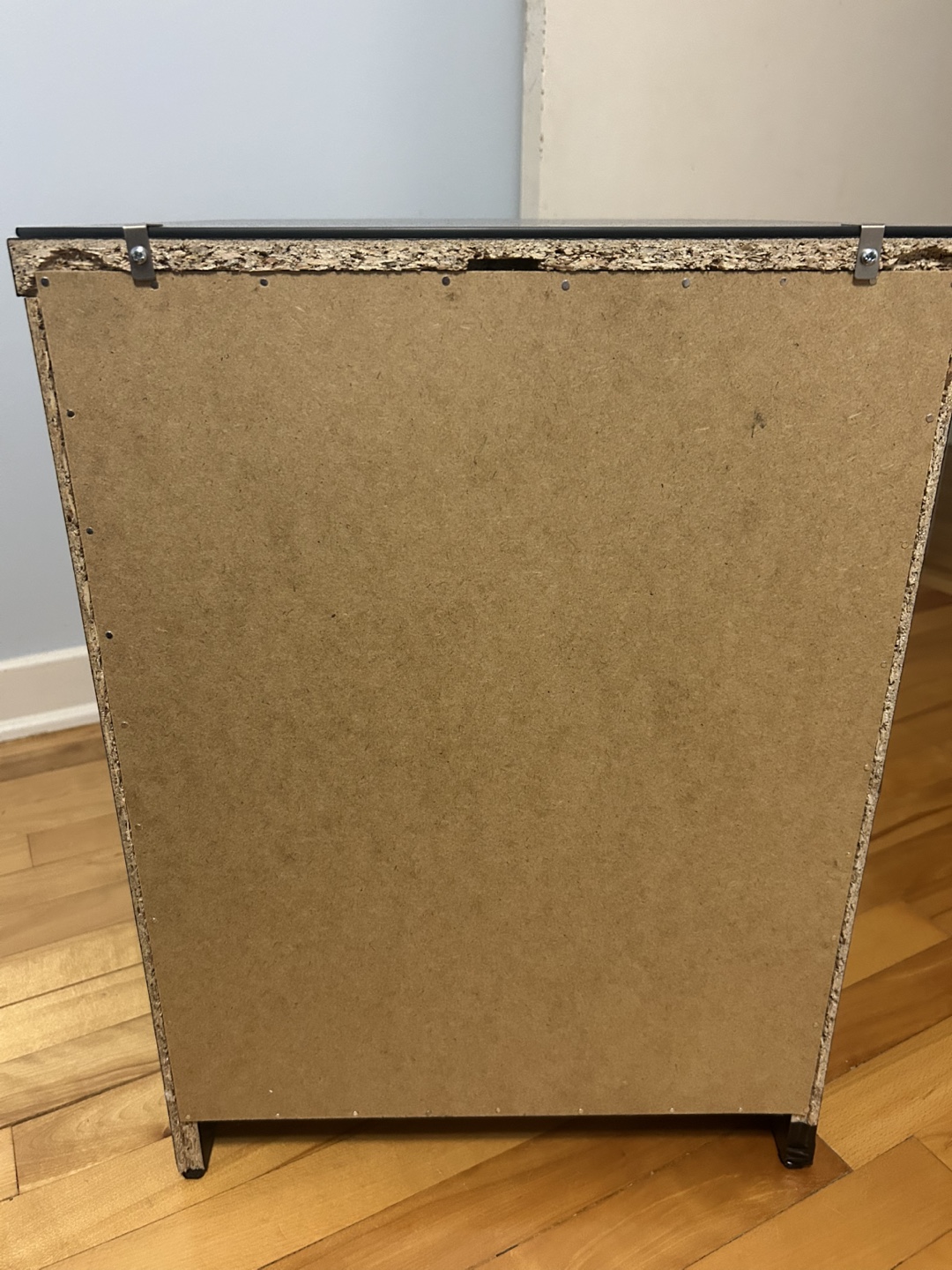 Black 2-Drawer Nightstand - photo 4