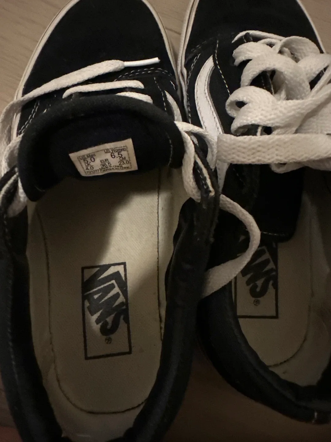 Vans Old Skool - Black/White - US Women's 6.5 image indicator(4)