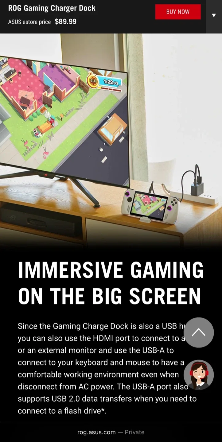 ASUS ROG Ally Handheld with 2TB SSD + Complete Accessories image indicator(4)