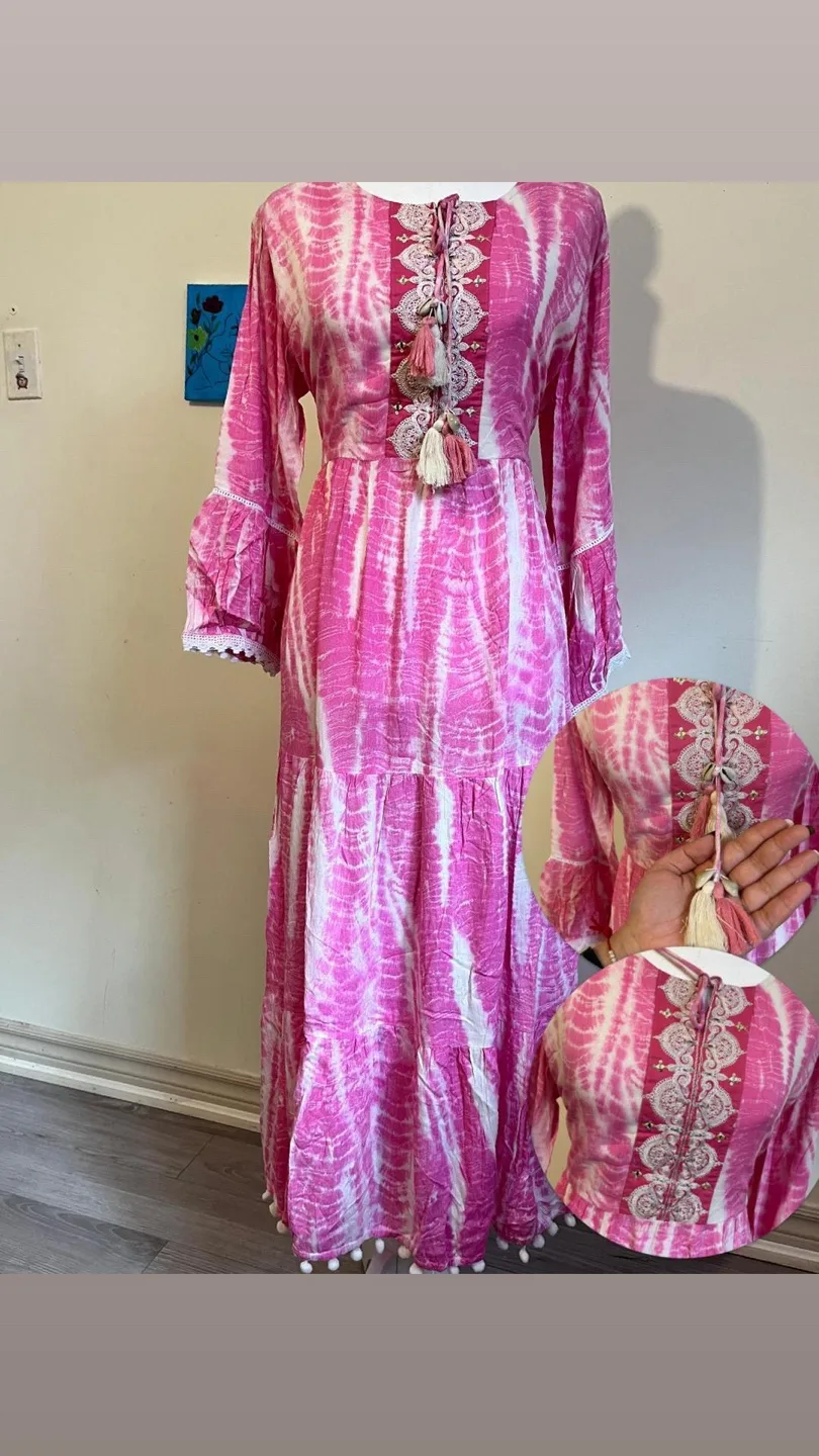 Long Indian Ethnic frocks image indicator(7)