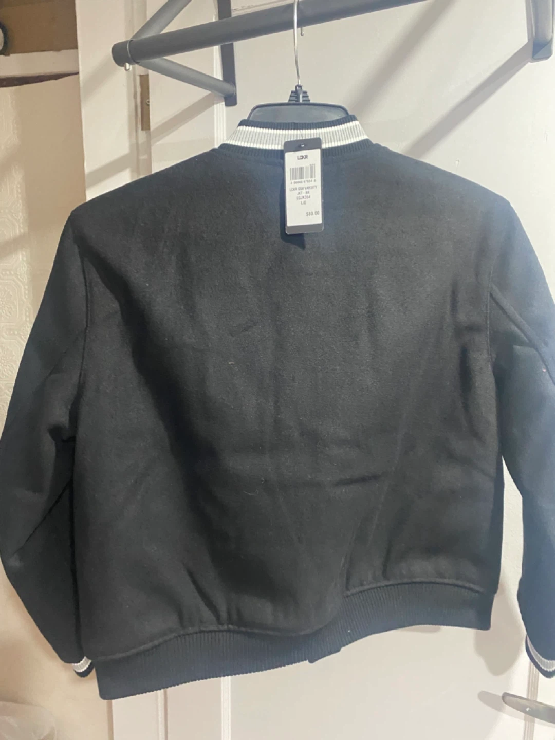 LCKR GSB Varsity Jacket - Black, Size L/G - photo 4