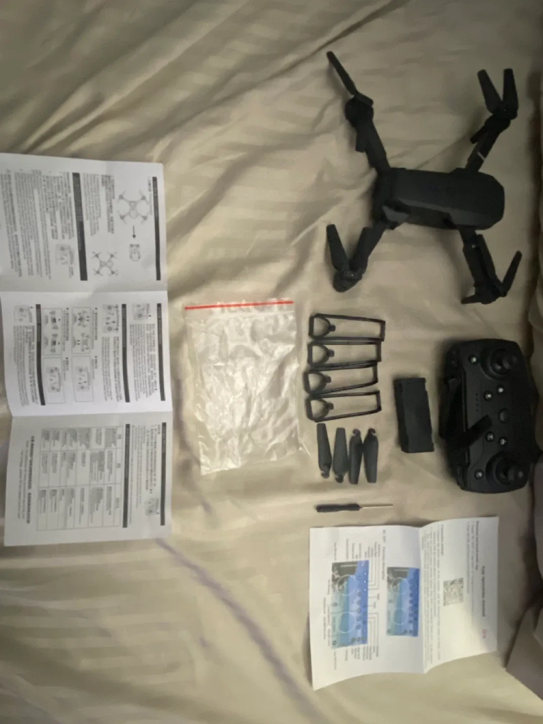 Black Drone with Case & Accessories thumbnail