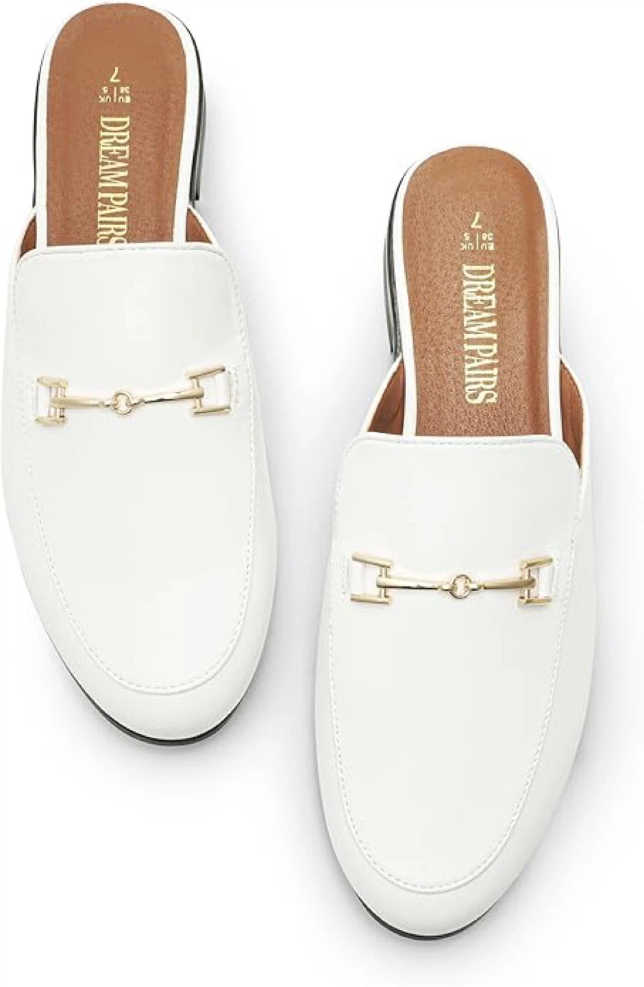 NEW Dream Pairs Women's Comfortable Buckle Mules Slip on Slides