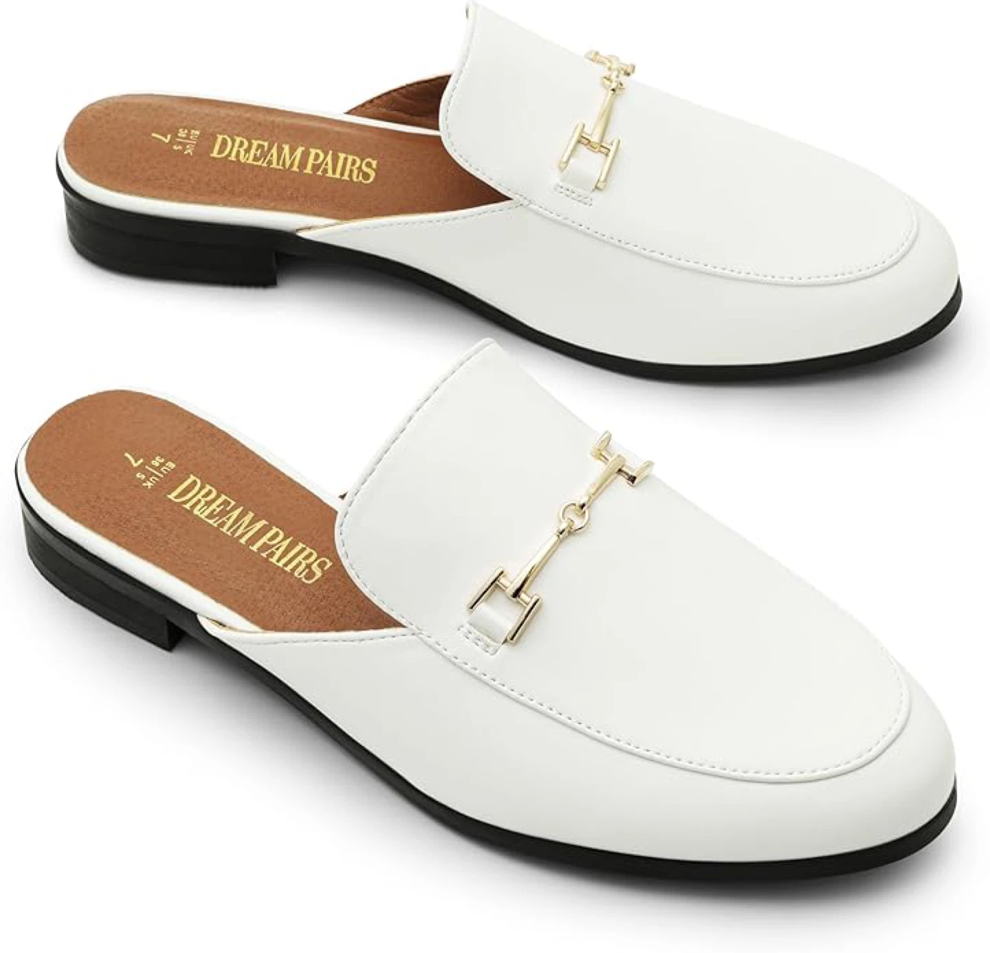 NEW Dream Pairs Women's Comfortable Buckle Mules Slip on Slides - photo 2