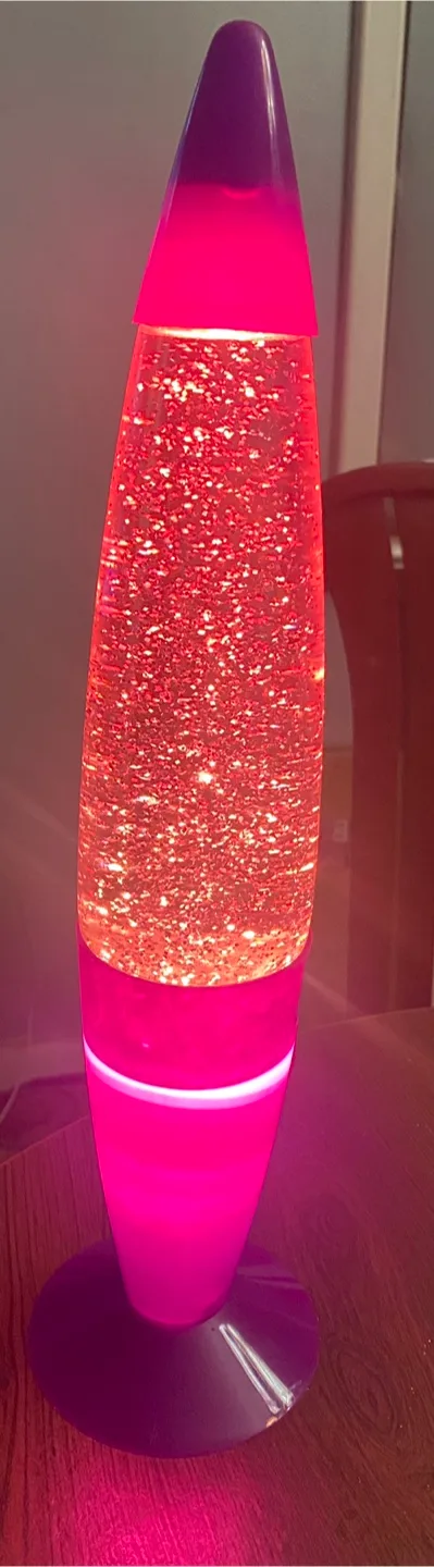 Pink Glitter  Lava Lamp thumbnail