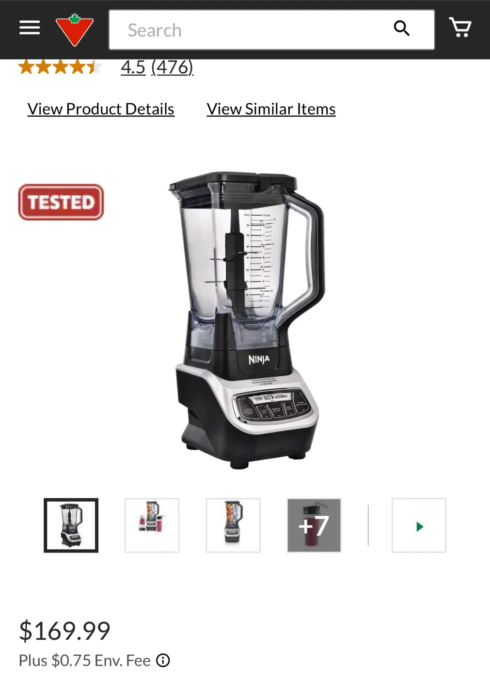 Ninja Professional 1100W Blender 🥕 image indicator(3)