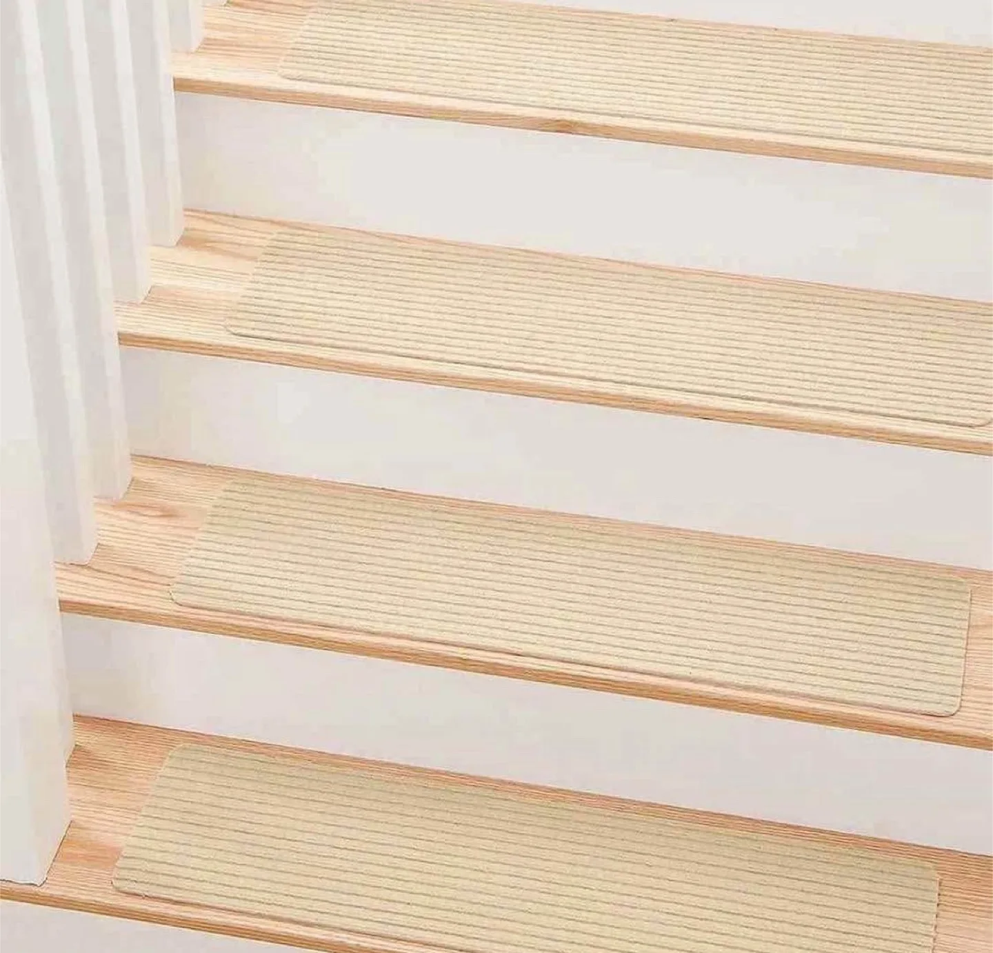 🥕 MBIGM Beige Stair Treads 8"x30" image indicator(3)
