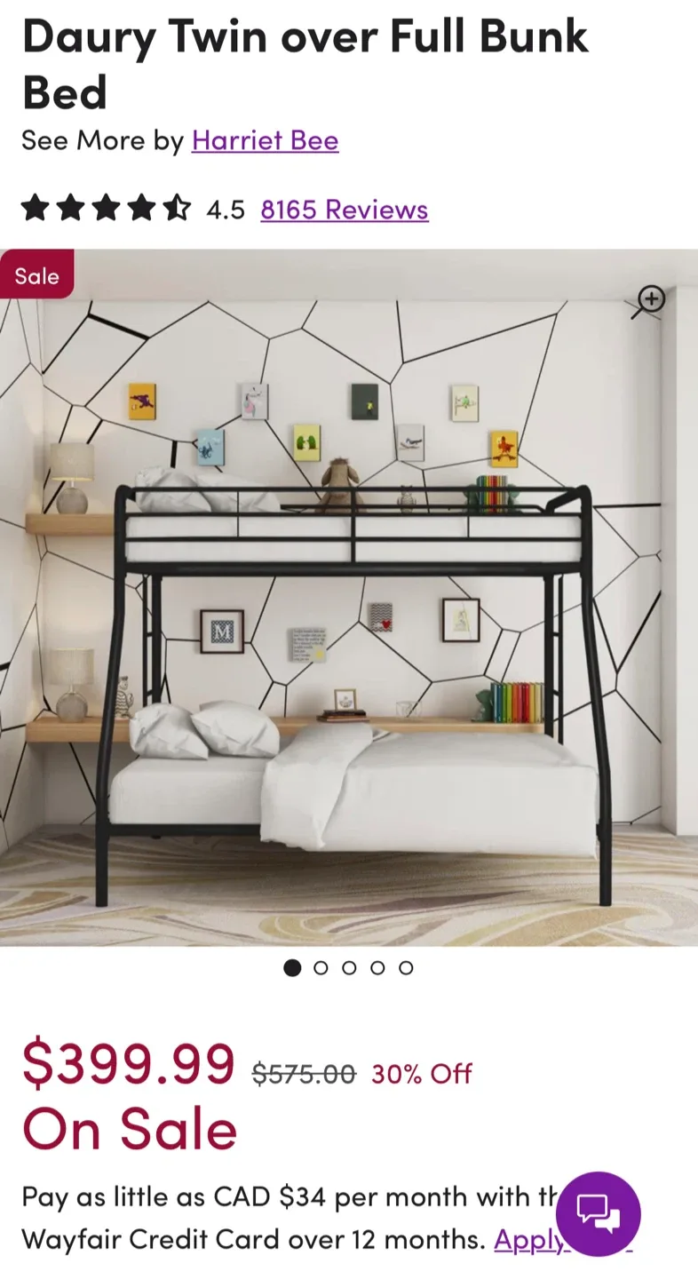 ON HOLD! - Bunk Bed - Black thumbnail