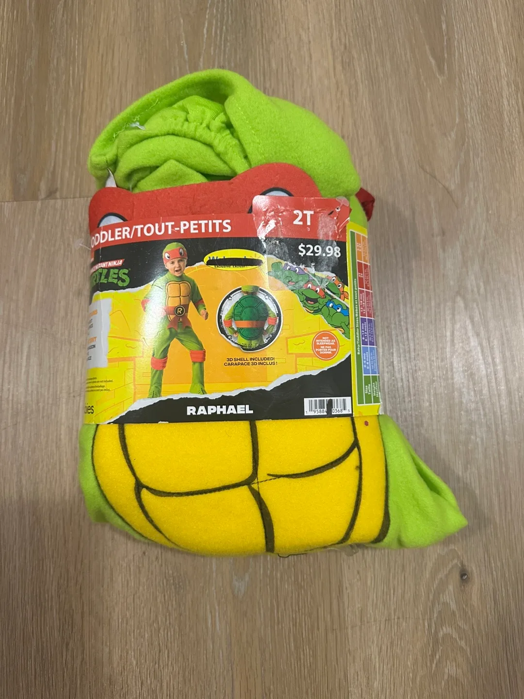 Teenage Mutant Ninja Turtles Raphael Toddler Costume thumbnail