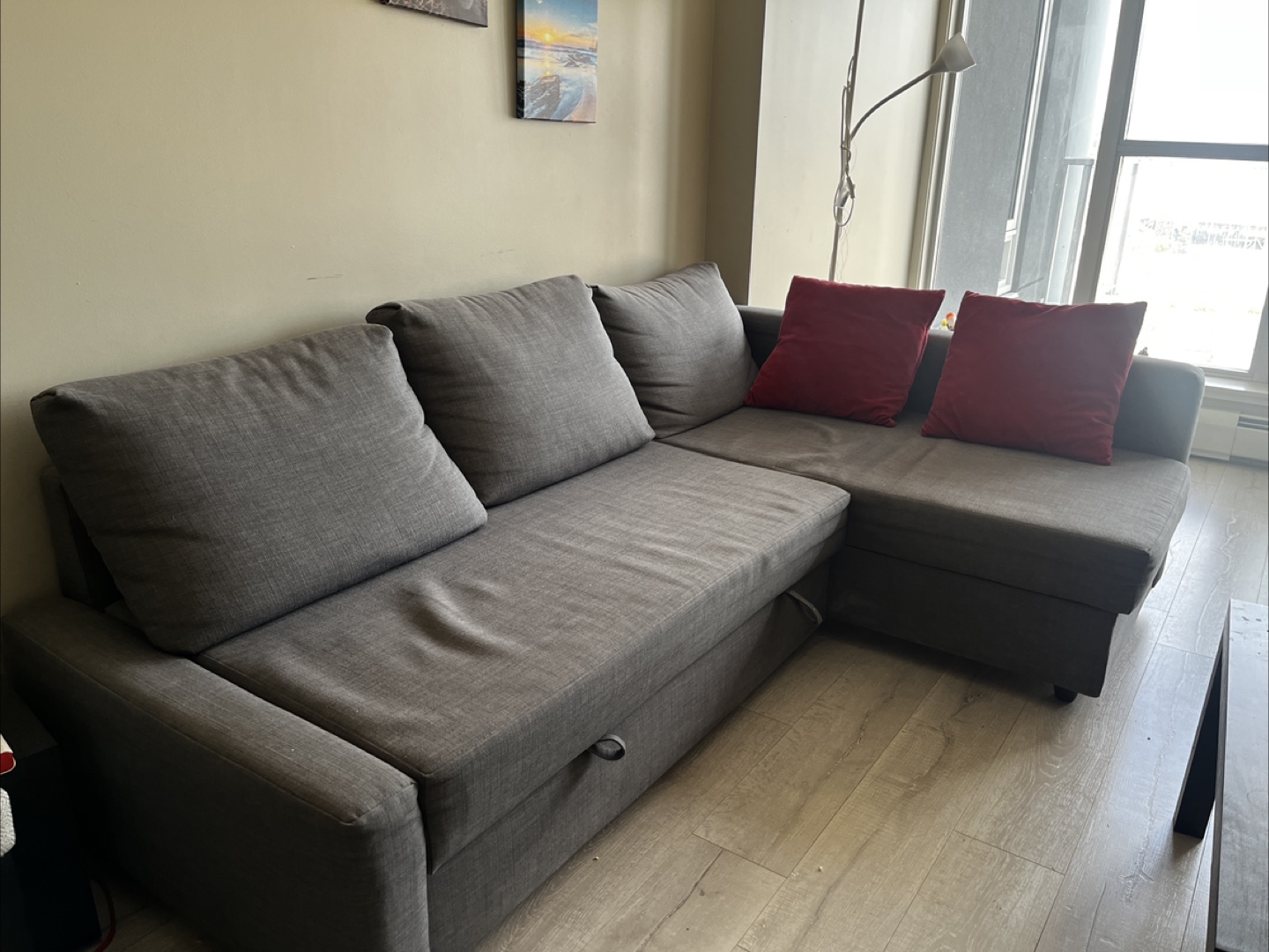IKEA Friheten Sleeper Sofa with Storage - Grey