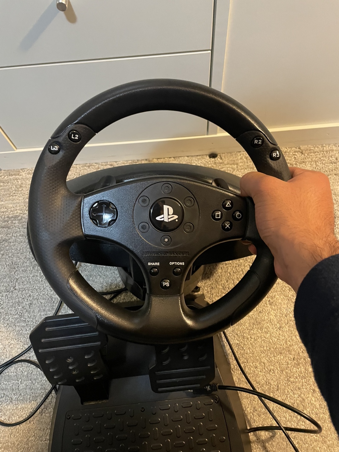 PlayStation Steering Wheel & Pedals