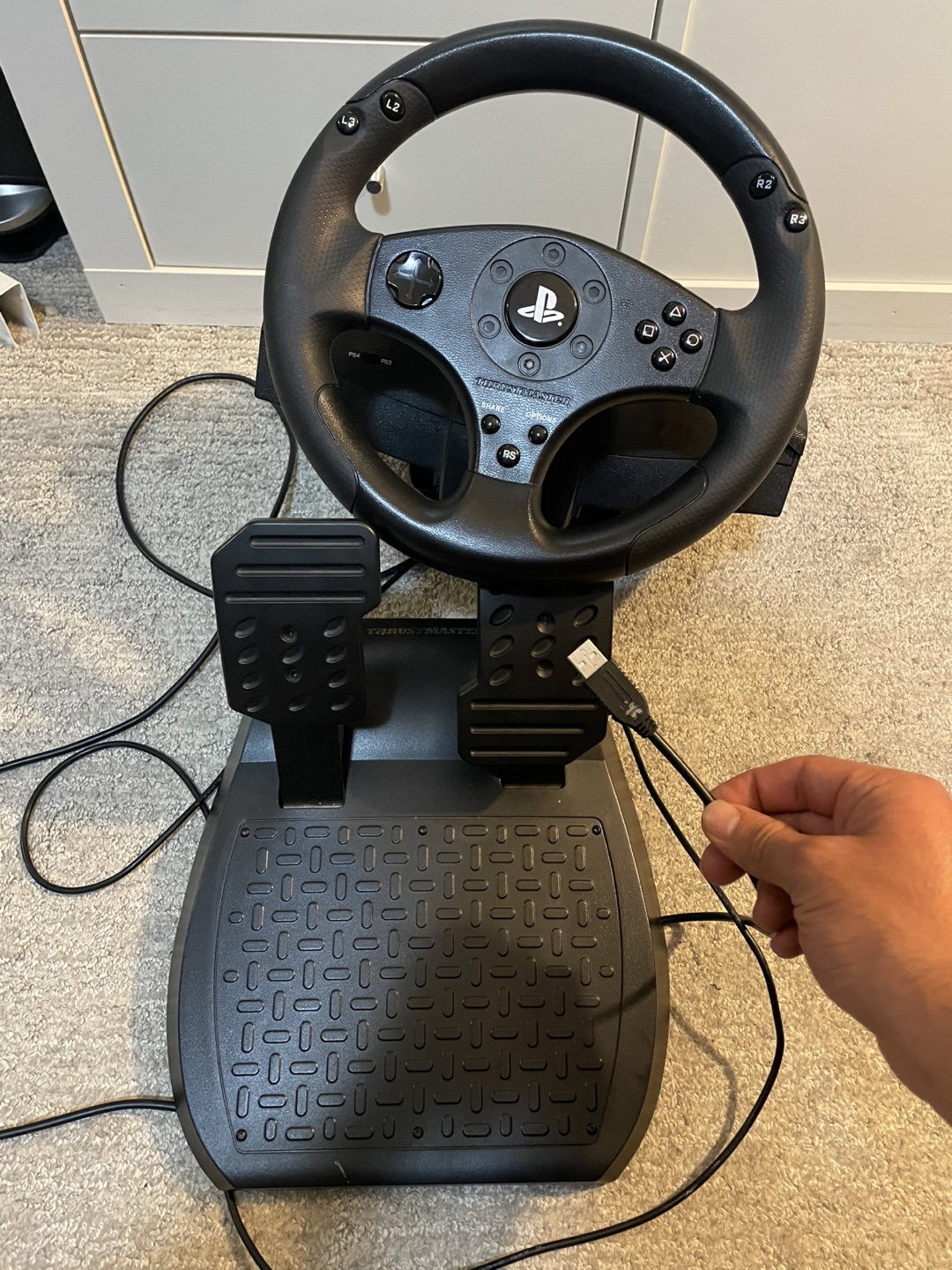 PlayStation Steering Wheel & Pedals - photo 2