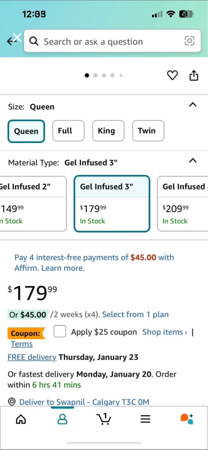 BedStory Queen Mattress Topper - Gel Infused 3" - photo 2