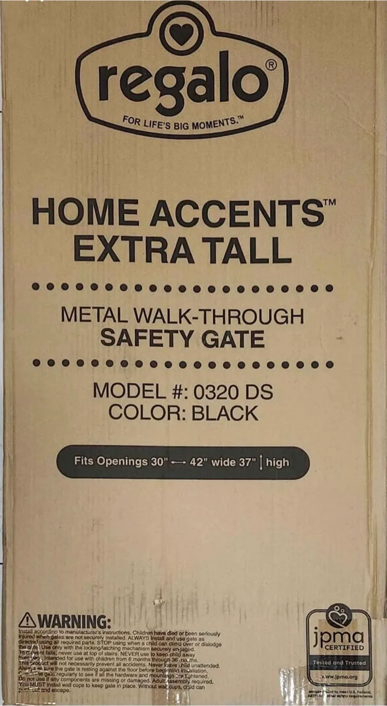 Regalo Home Accents Extra Tall Baby Gate thumbnail