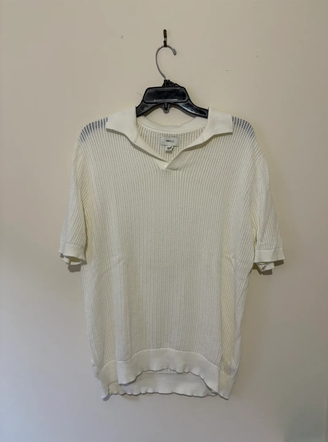 RW&CO. Knit Polo Shirt - Size L/G thumbnail