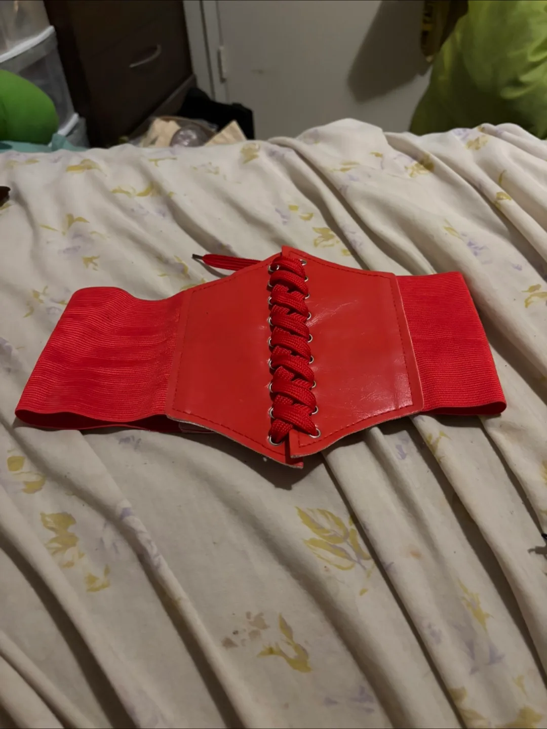 Red Corset Belt