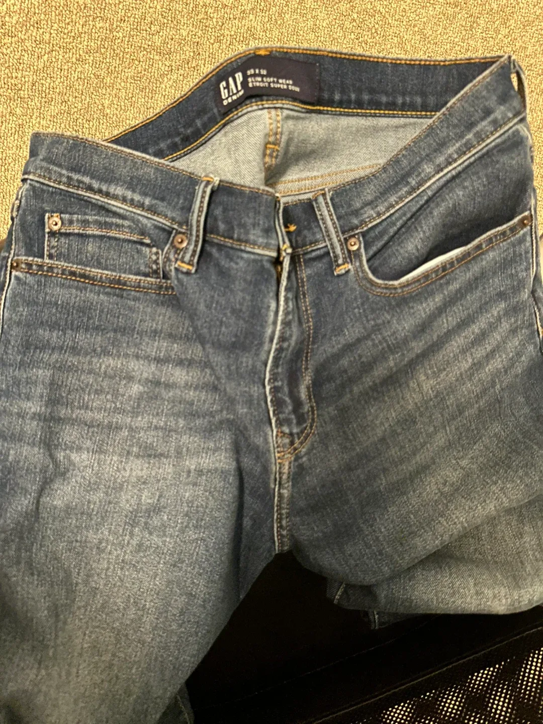 Gap Denim Slim Soft Wear Jeans - 33x32 image indicator(3)