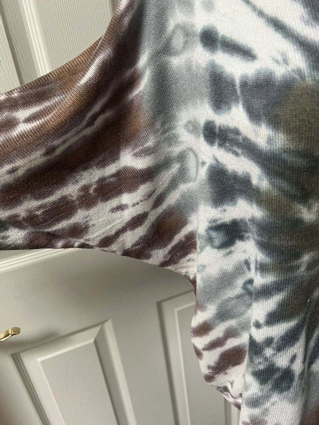 Made in Italy Tie-Dye Batwing Sleeve Top -OS-New - photo 5