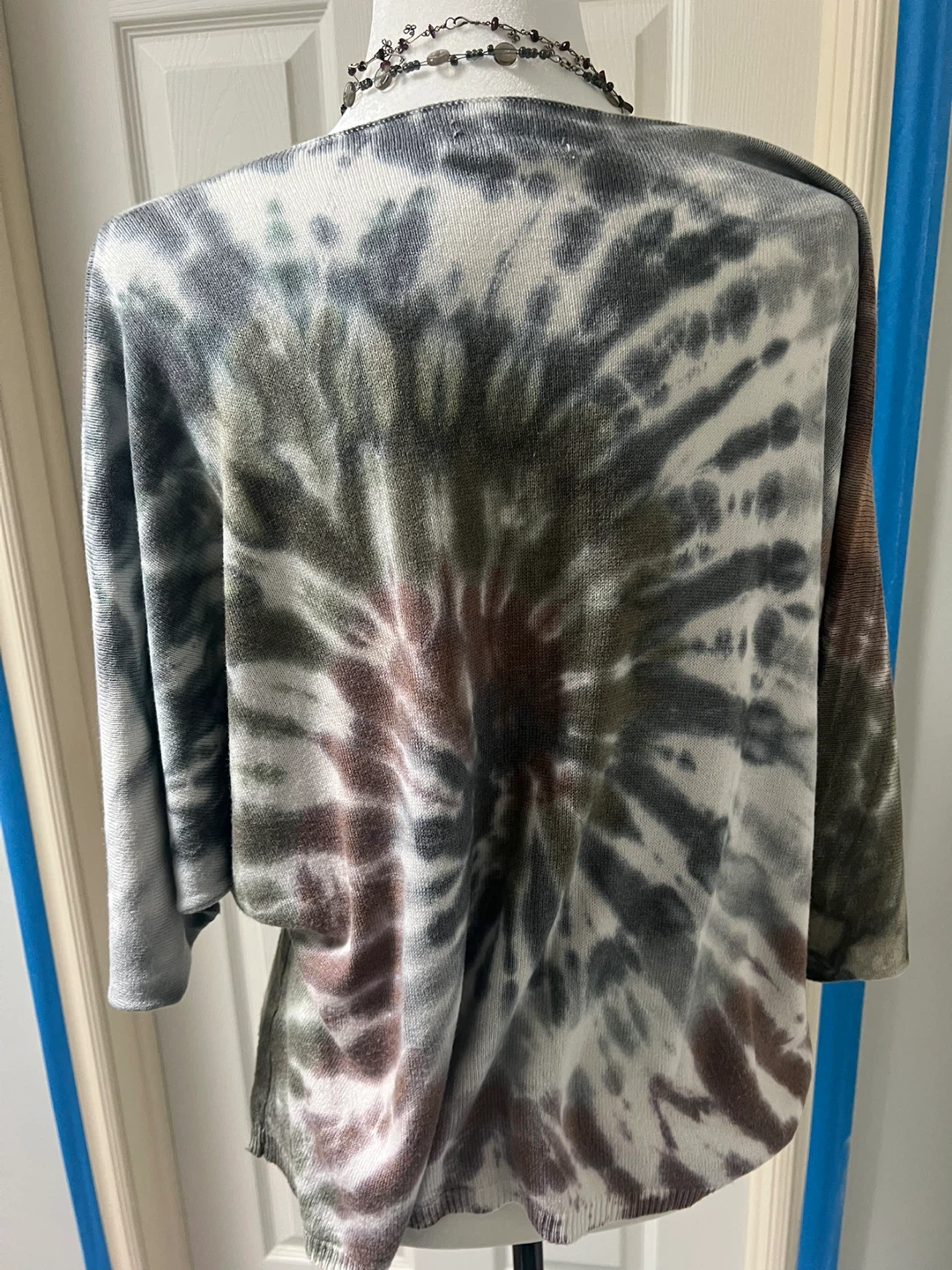 Made in Italy Tie-Dye Batwing Sleeve Top -OS-New - photo 2