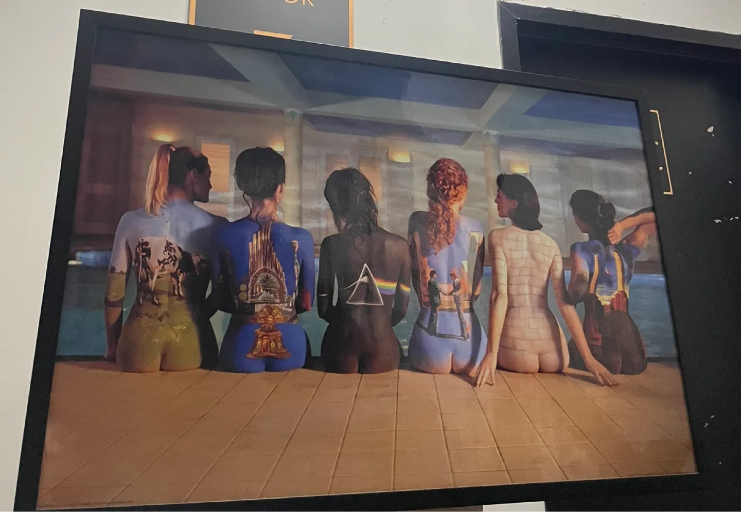 Pink Floyd Back Catalogue Art Floater Frame Custom Made Frame image indicator(3)