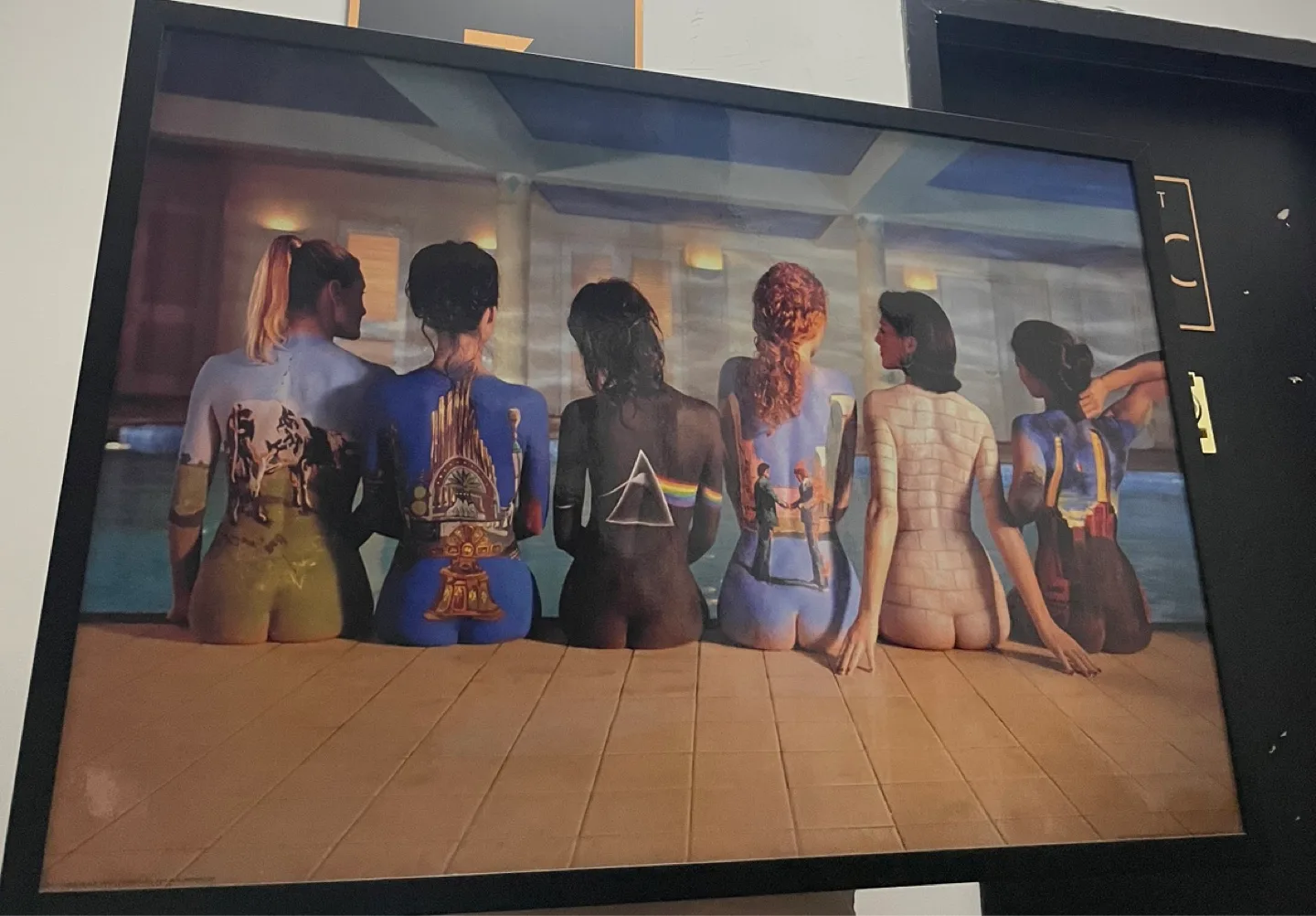 Pink Floyd Back Catalogue Art Floater Frame Custom Made Frame image indicator(4)