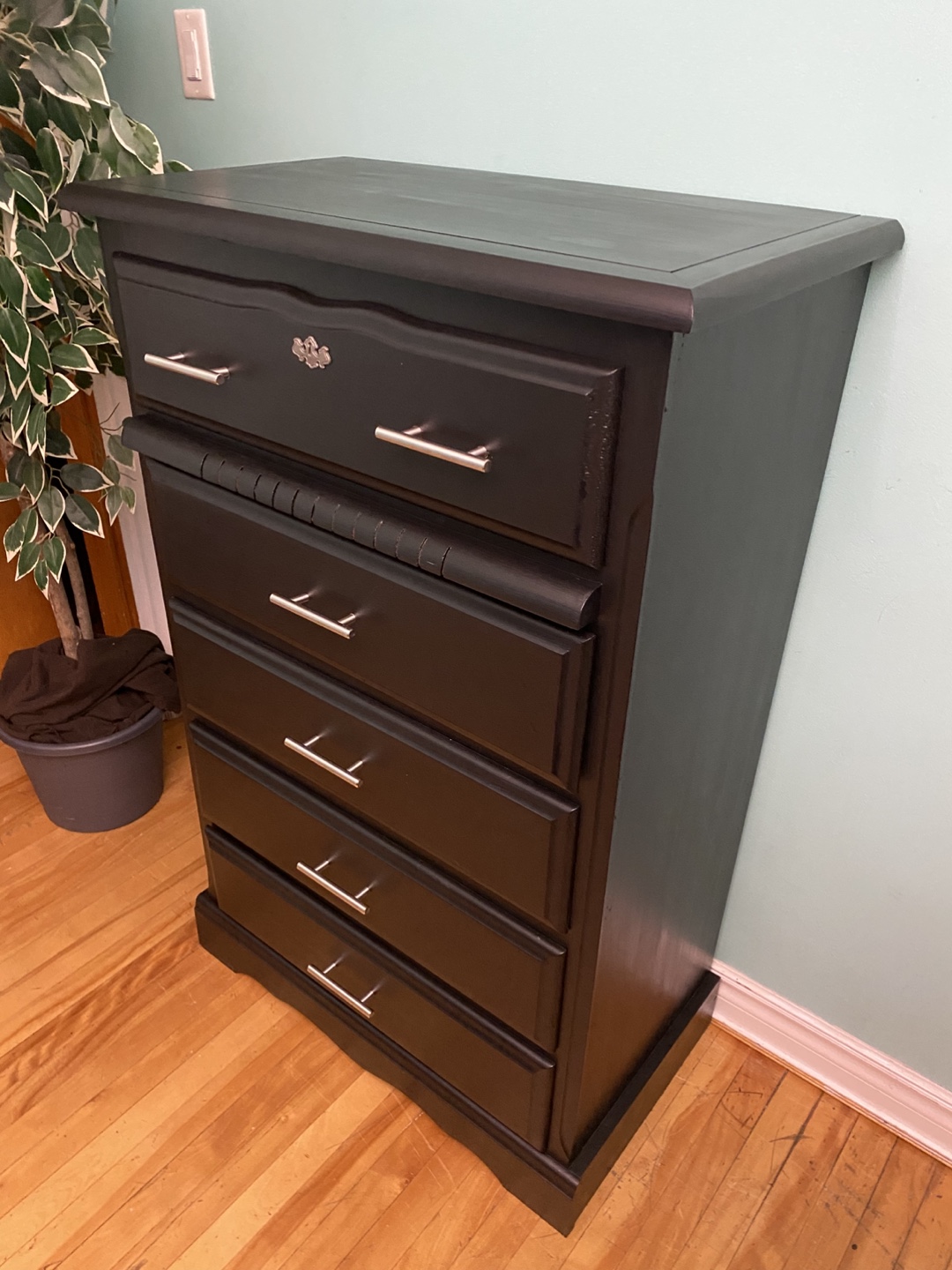 FREE DELIVERY: Real Wood Tall Dresser $180 (HRM) - photo 2