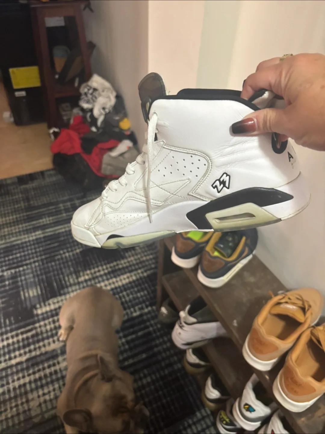 Nike Air Jordan White Sneakers image indicator(2)