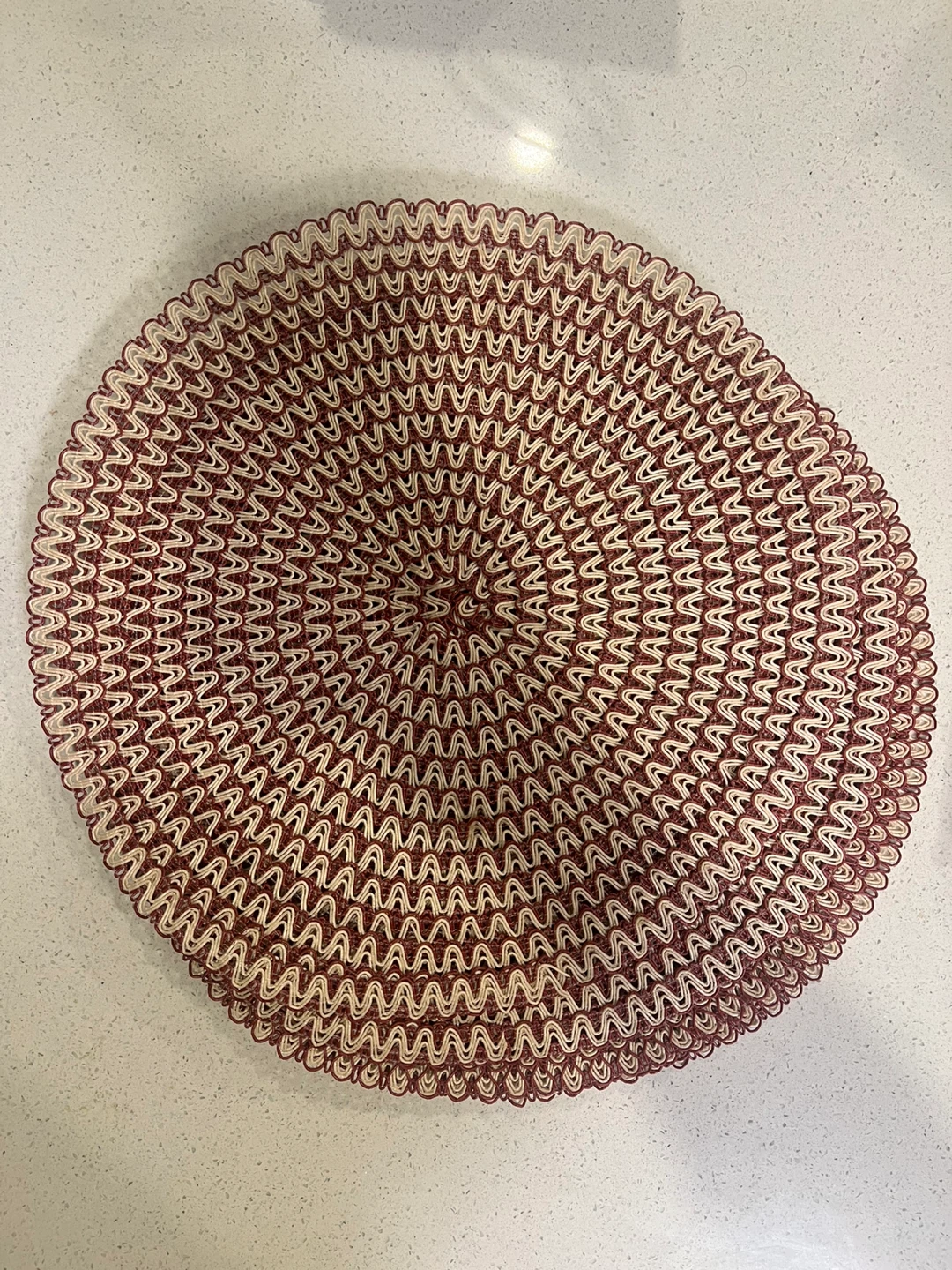 Round Woven Placemats 6pcs