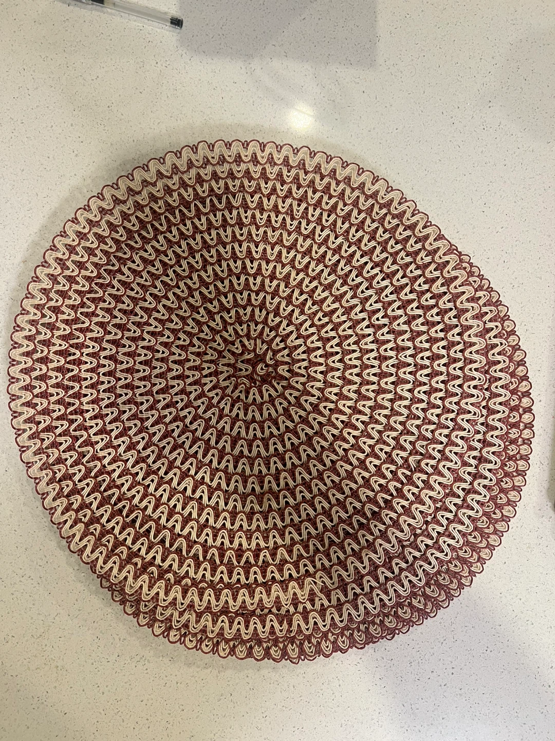 Round Woven Placemats 6pcs - photo 2