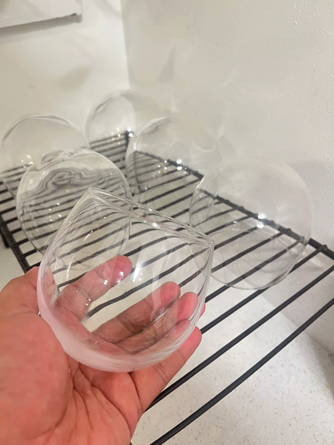 Set of 6 Stemless Wine Glass