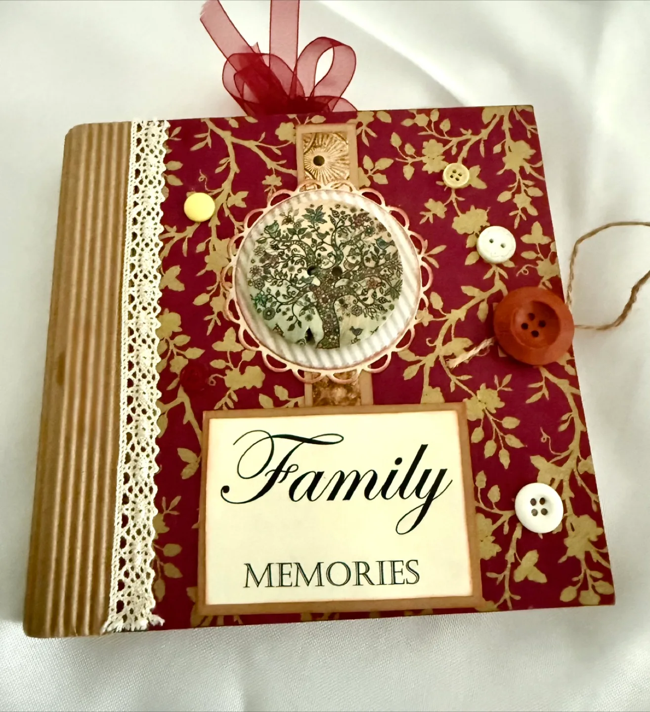 Handmade Family Memories Scrapbook Album thumbnail
