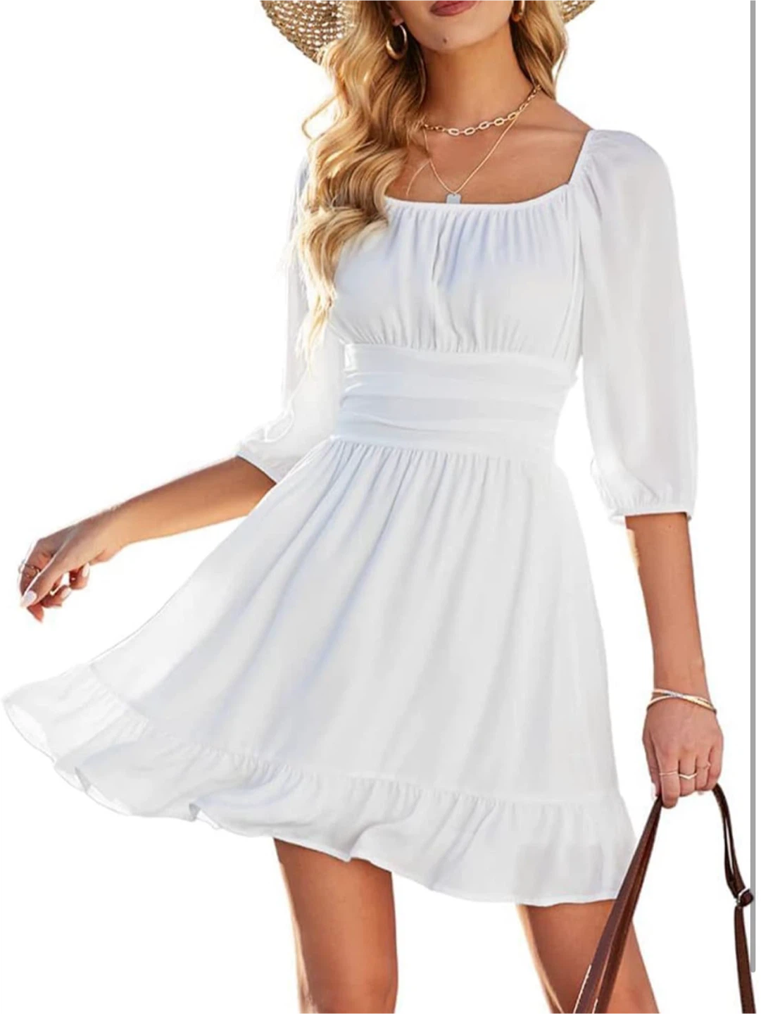 White Mini Dress - photo 2