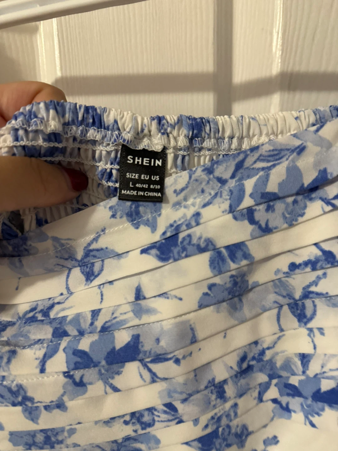 Shein Blue Floral Dress - Size L - photo 2