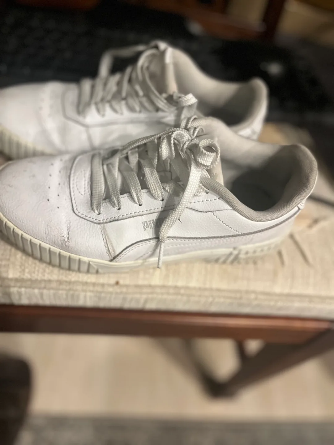 Puma Cali White Sneakers - Women's Size 7.5 image indicator(4)