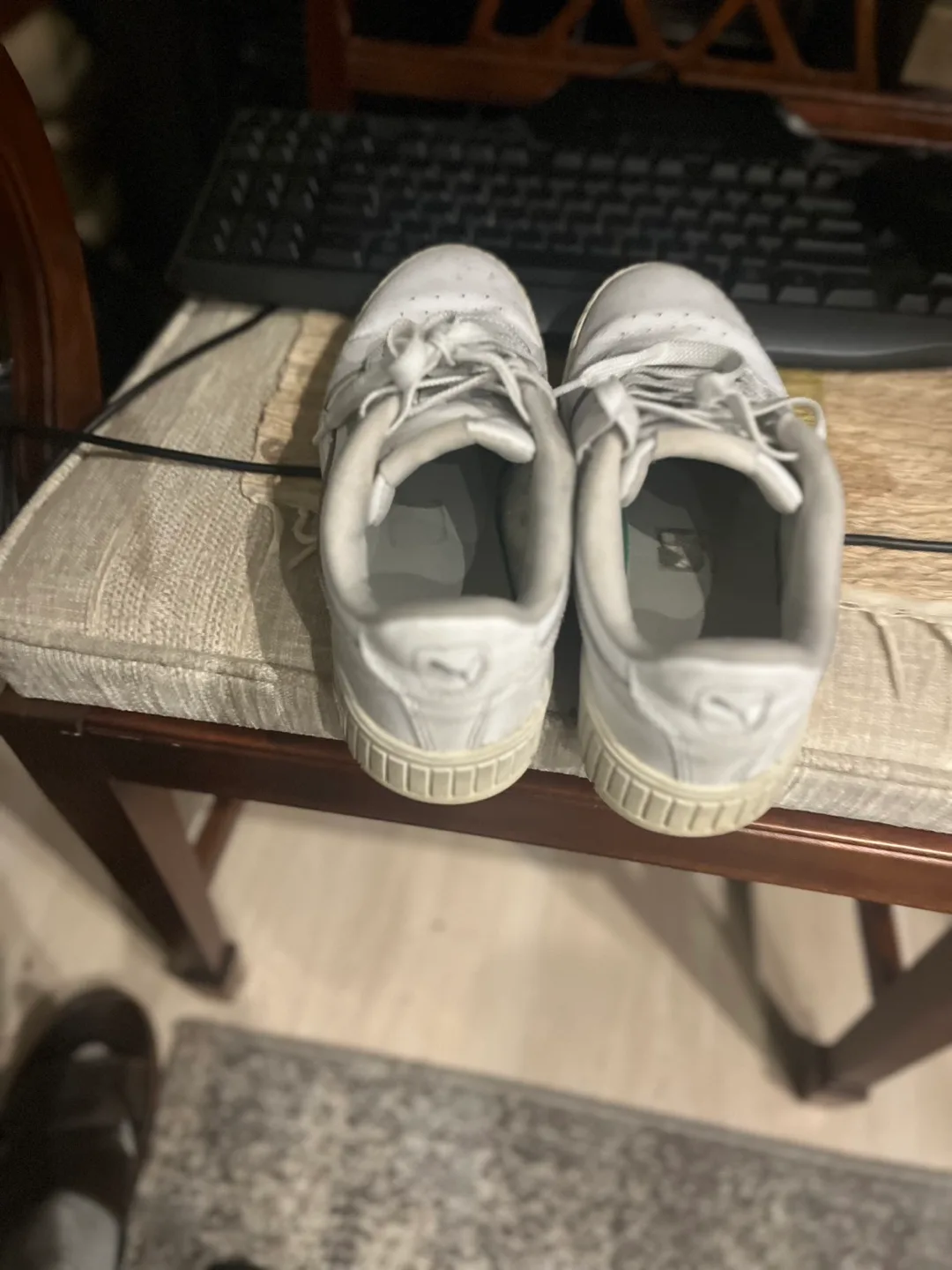 Puma Cali White Sneakers - Women's Size 7.5 image indicator(6)