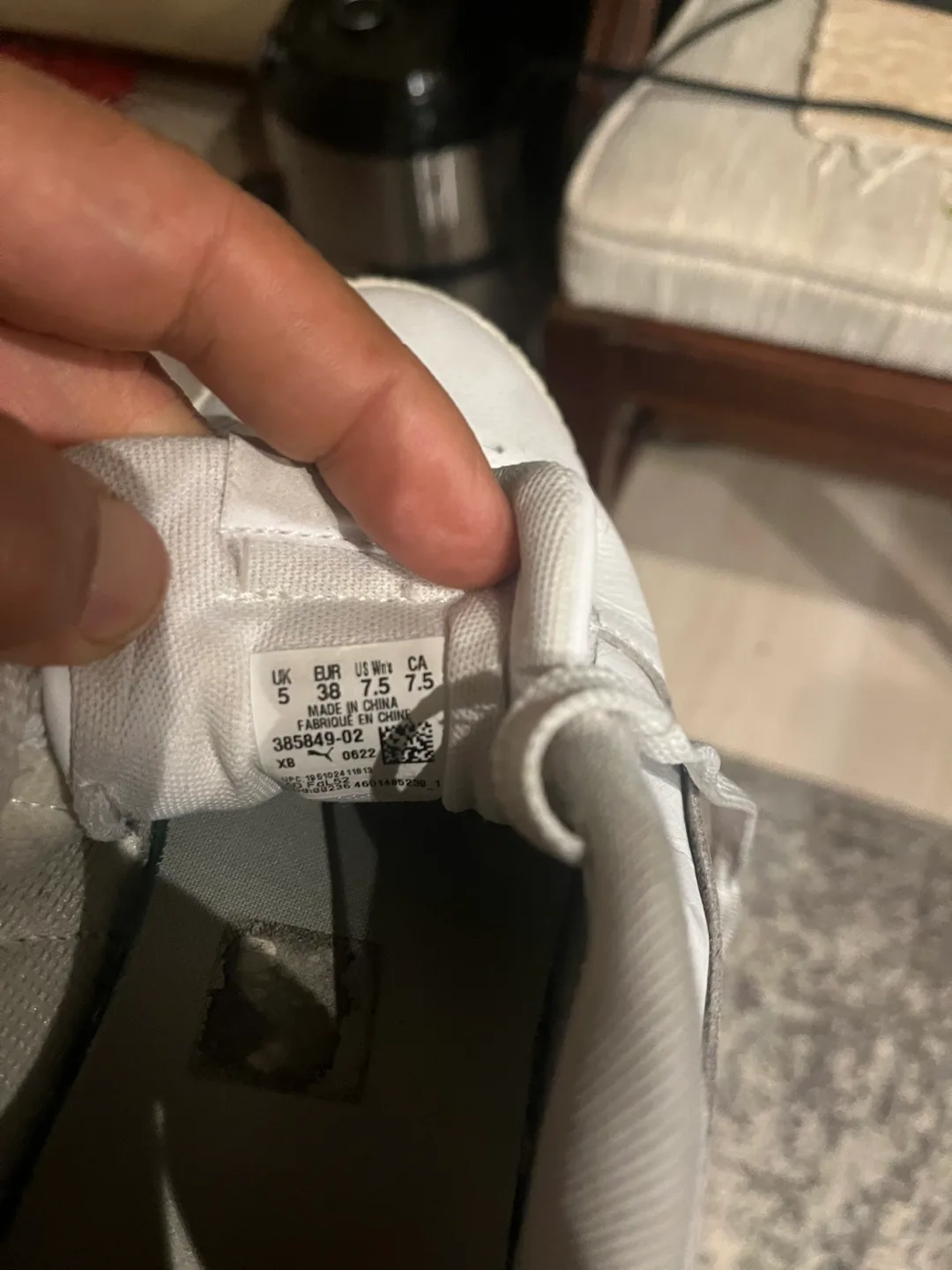 Puma Cali White Sneakers - Women's Size 7.5 image indicator(7)