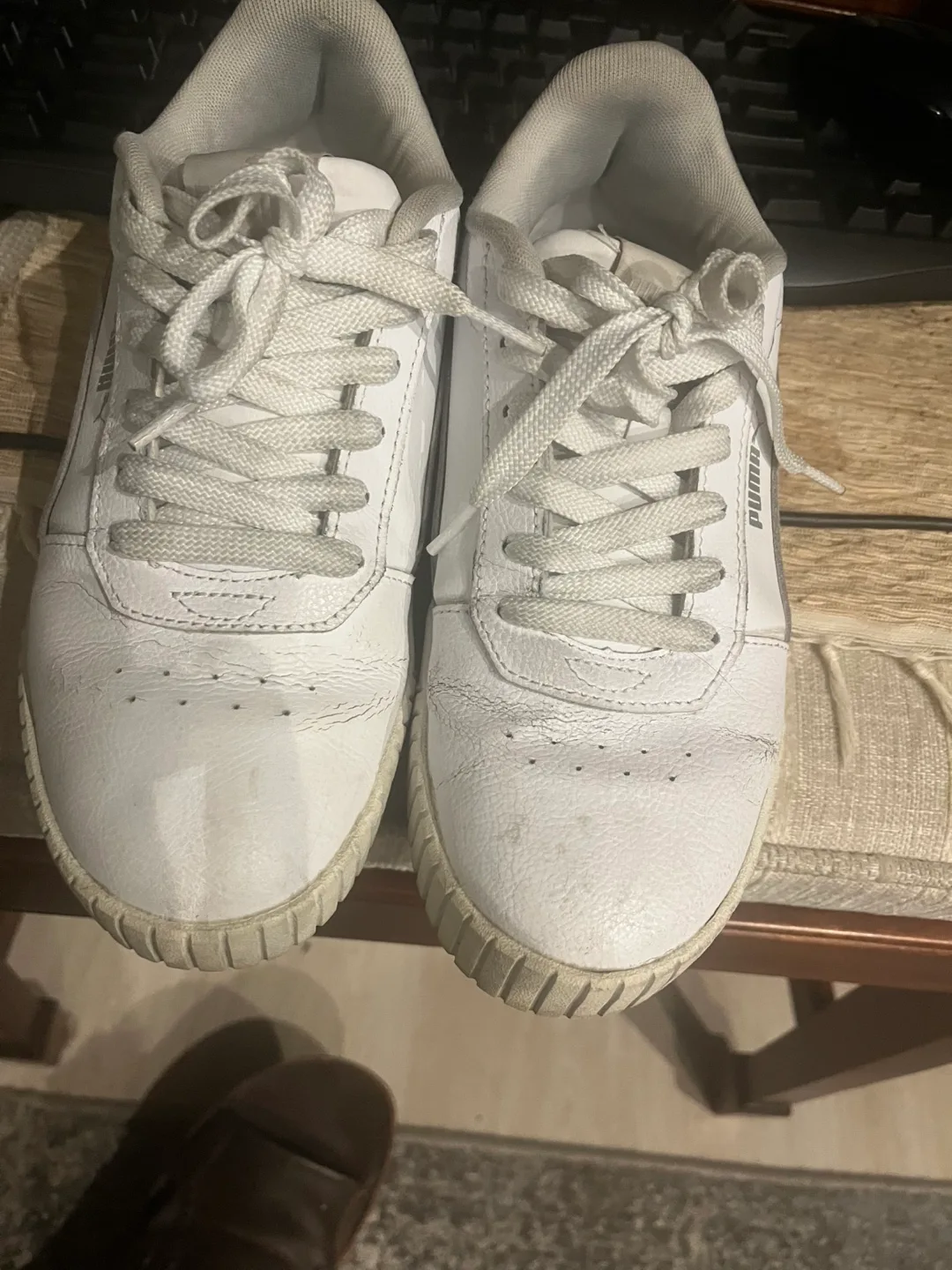 Puma Cali White Sneakers - Women's Size 7.5 image indicator(9)