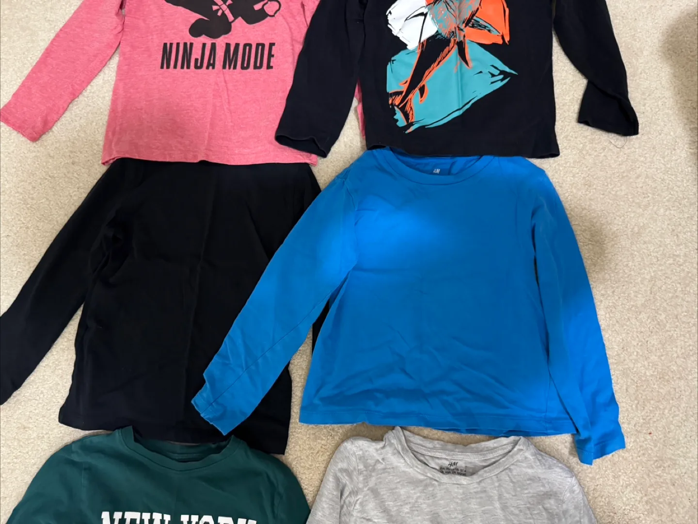 Kids Long Sleeve Shirts. 4-6 Size image indicator(3)