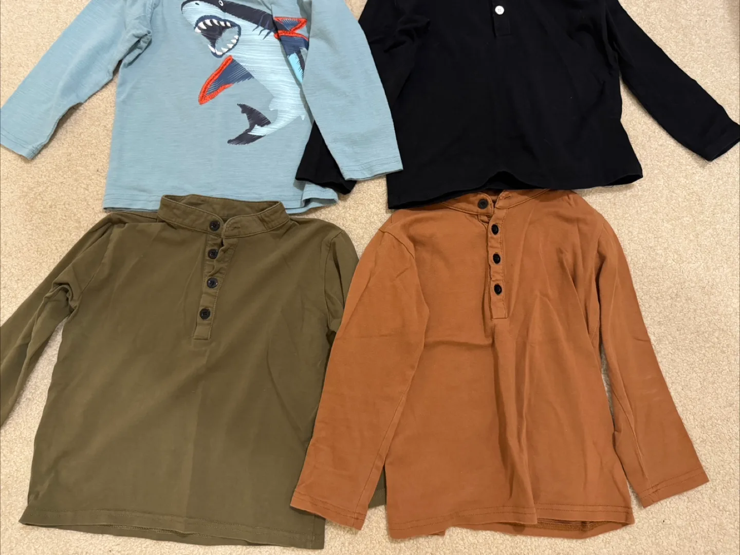 Kids Long Sleeve Shirts. 4-6 Size image indicator(7)