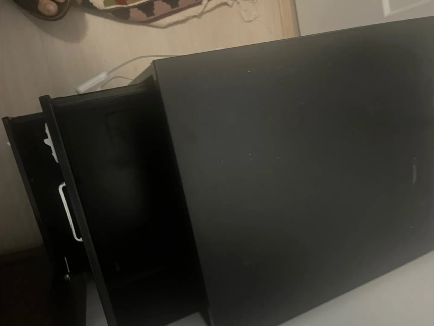 Black 2-Drawer big Filing Cabinet - Like New! image indicator(6)