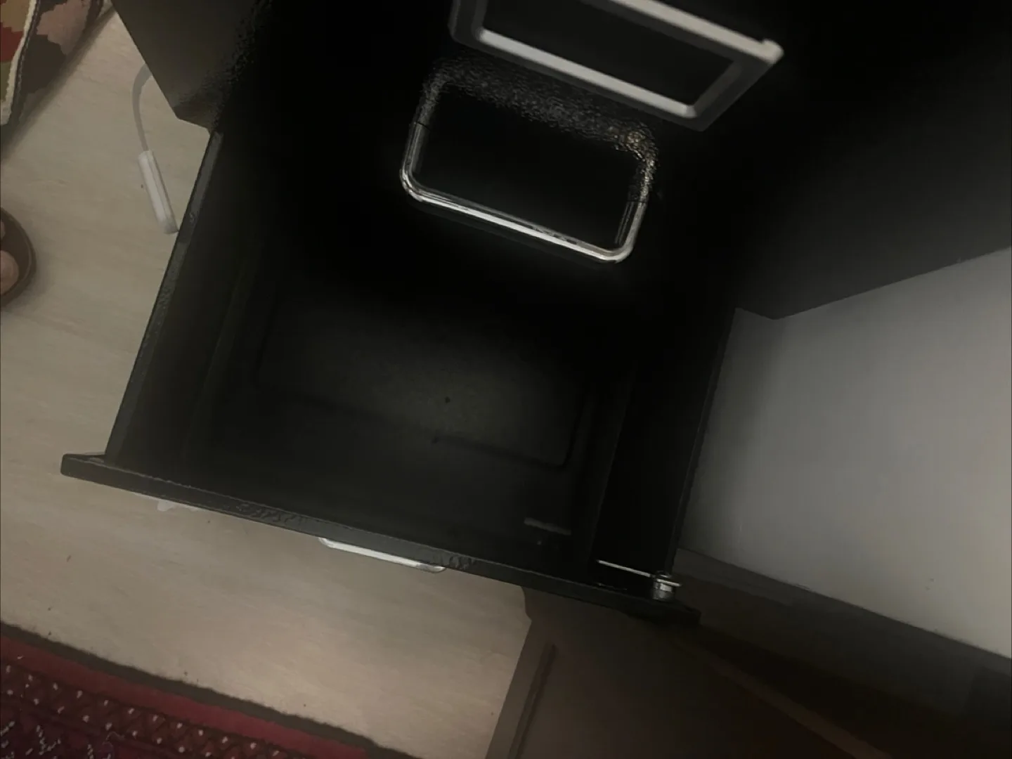 Black 2-Drawer big Filing Cabinet - Like New! image indicator(5)