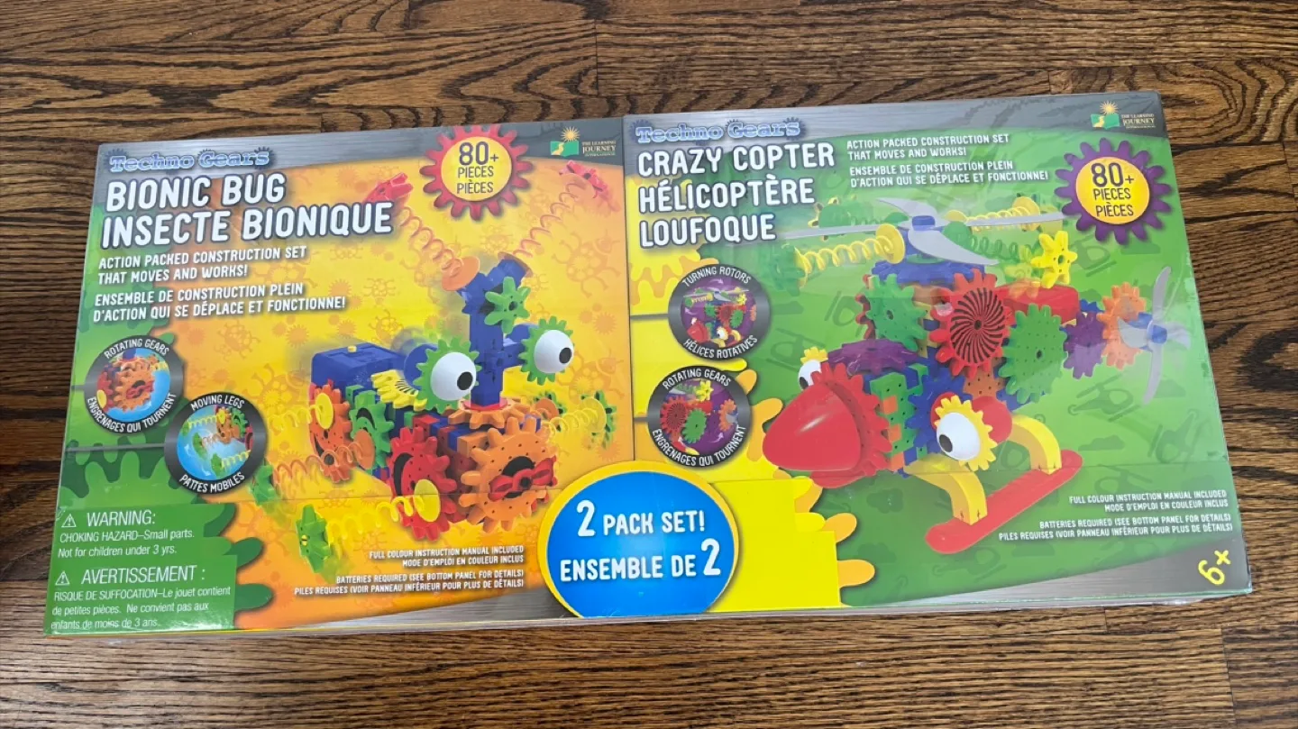 Techno Gears Bionic Bug & Crazy Copter 2-Pack Set thumbnail