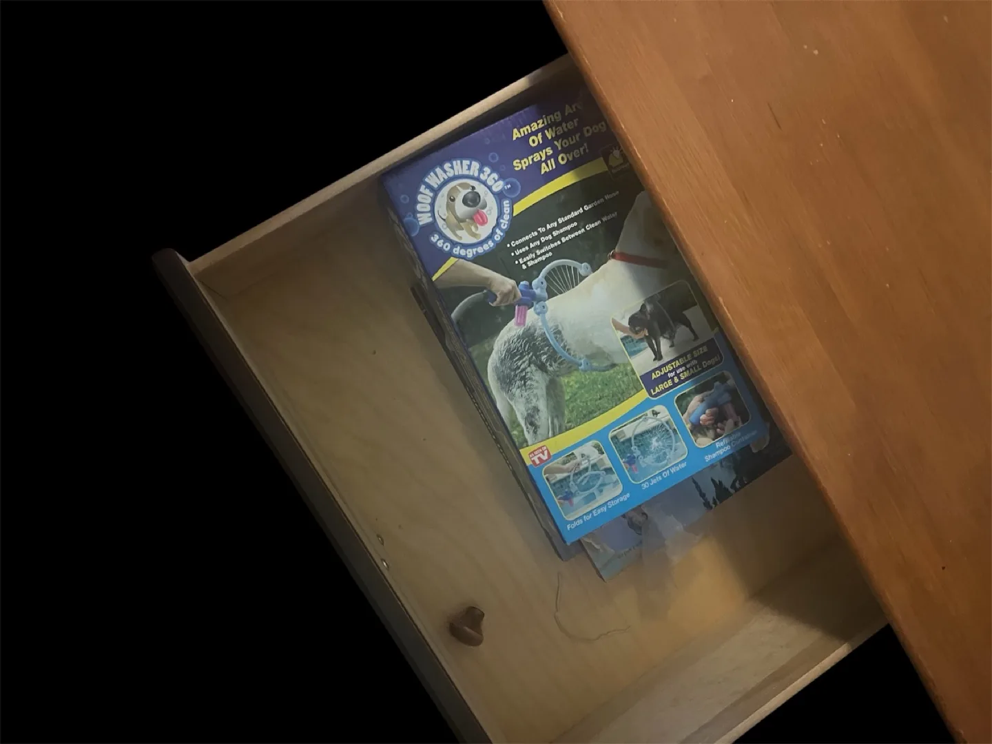 Wood Nightstand with 2 Drawers big image indicator(9)