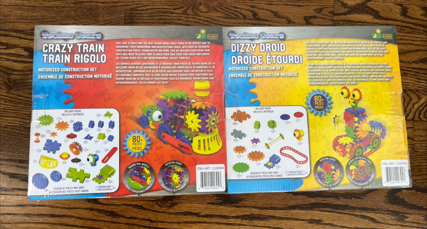 Techno Gears Crazy Train & Dizzy Droid Set image indicator(2)