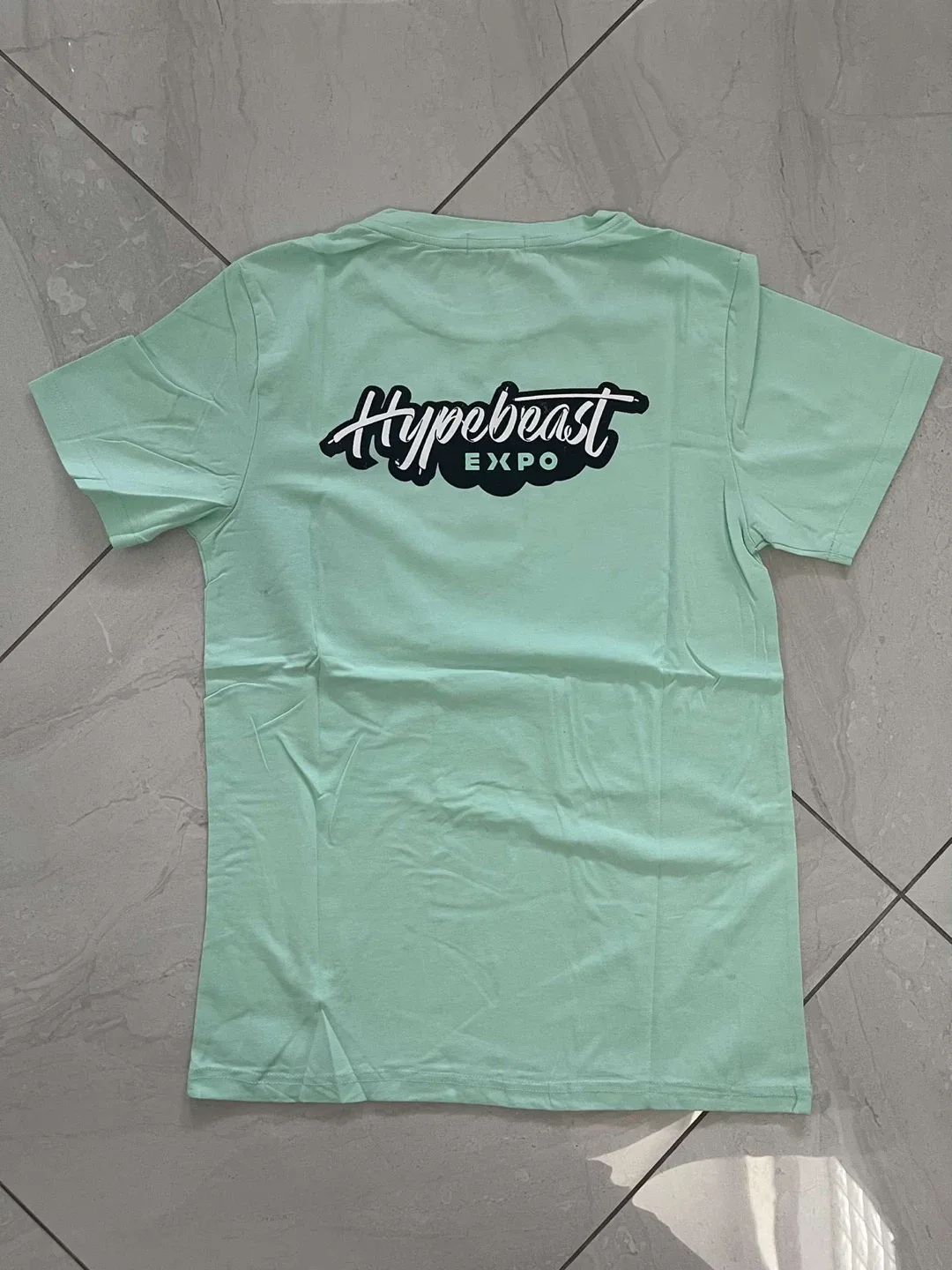 Outlined Hypebeast Expo T-Shirt - Mint Green image indicator(2)