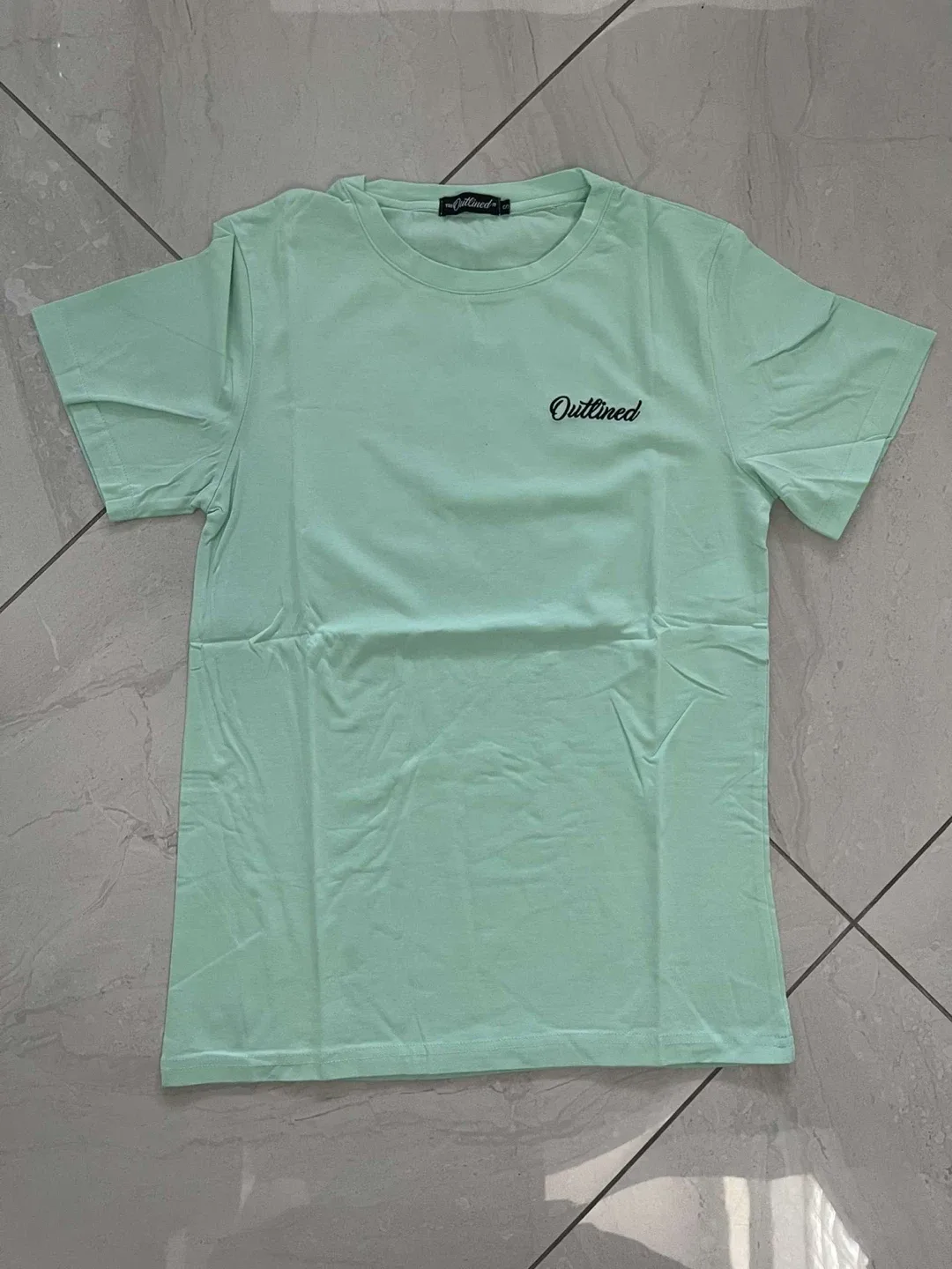 Outlined Hypebeast Expo T-Shirt - Mint Green thumbnail
